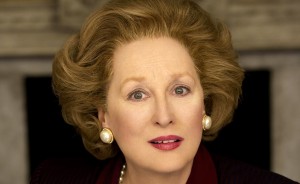 Meryl Streep plays Margaret Thatcher in Iron Lady